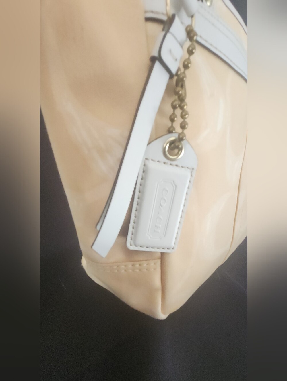 Coach Hampton Signature Jacquard Tote in Khaki - Picture 6 of 16